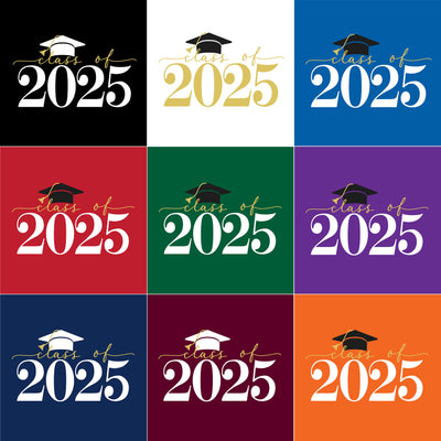 Good Karmal Class of 2025 bulk caramel wrapper labels in a variety of colors