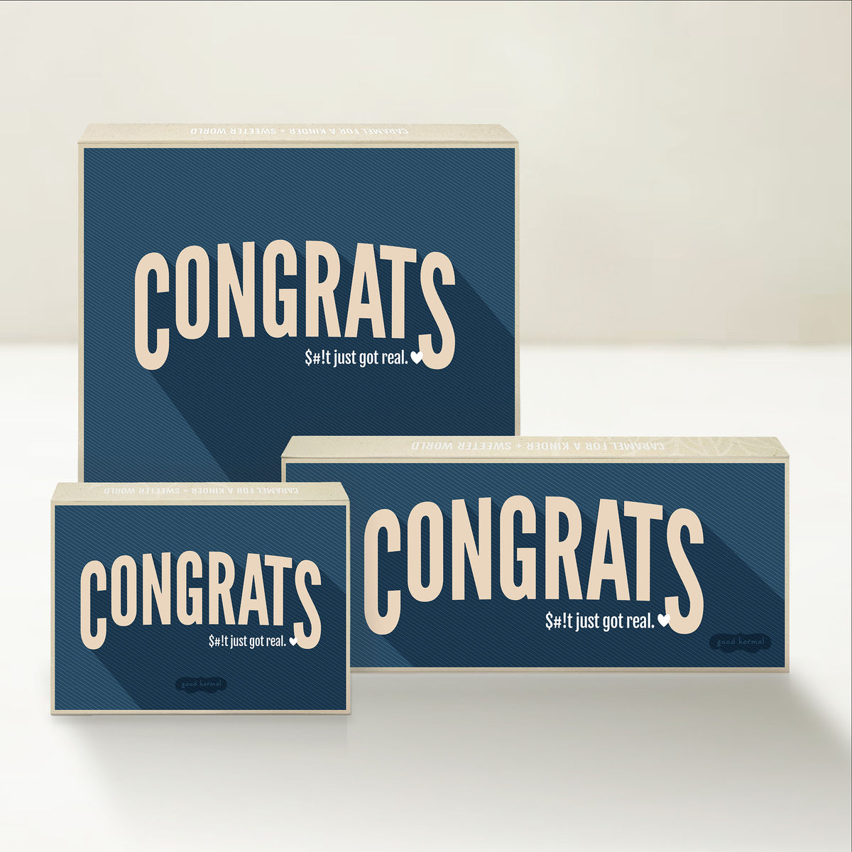Congrats (Real Life Edition) Caramel Gift Box | Gourmet Candy Gift ...