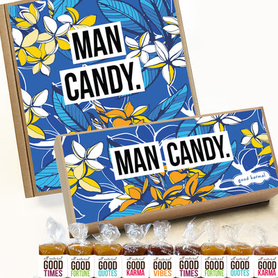 Humorous boyfriend husband Father's Day gifts for him, all-natural man candy box