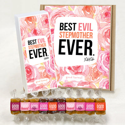 Best Evil Stepmother Ever Mothers Day caramel candy gifts for stepmom