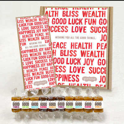 Red Letter Day good karma caramel gift box 